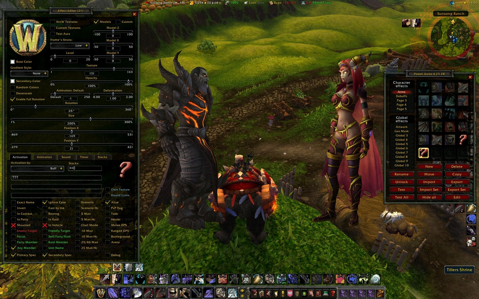 Power Auras Classic v4 MoP Version Buff, Debuff, Spell World of