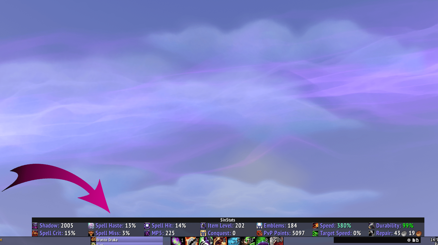 SinStats Character Stats [Classic & Cata] The Burning Crusade Classic World of Warcraft AddOns