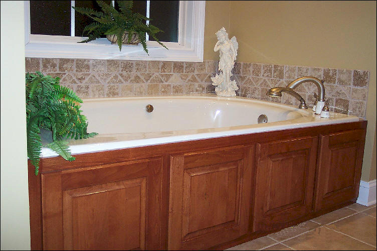 How to Build a Wall Around a Whirlpool Bathtub Garden Guides