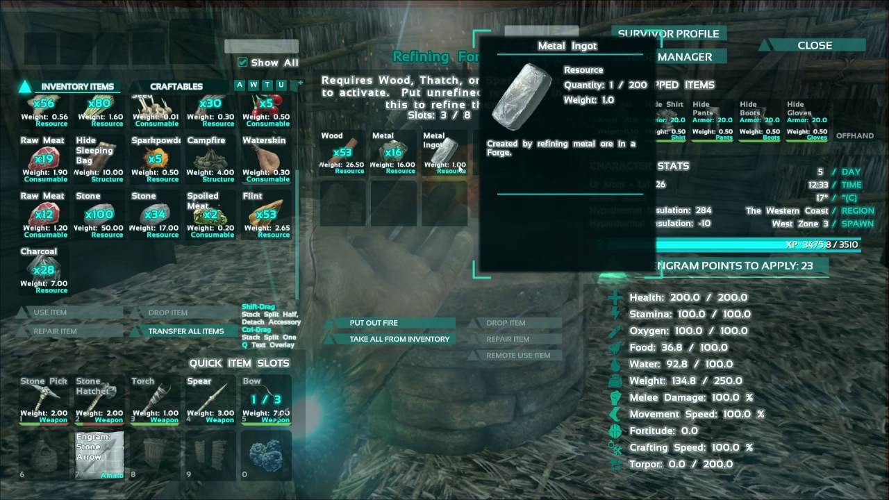 Ark: Survival Evolved - How To Get Processed Resources | Bluestacks