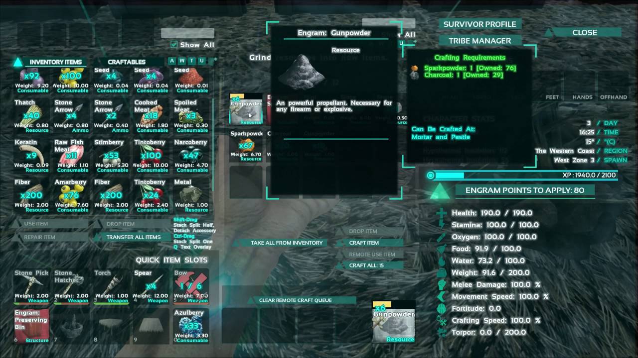 Ark: Survival Evolved - How To Get Processed Resources | Bluestacks