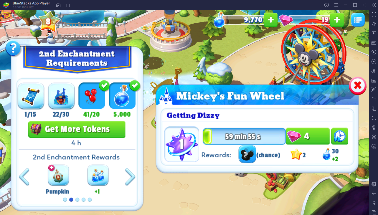 How to Get More EXP, Magic, Gems, and Tokens in Disney Magic Kingdoms