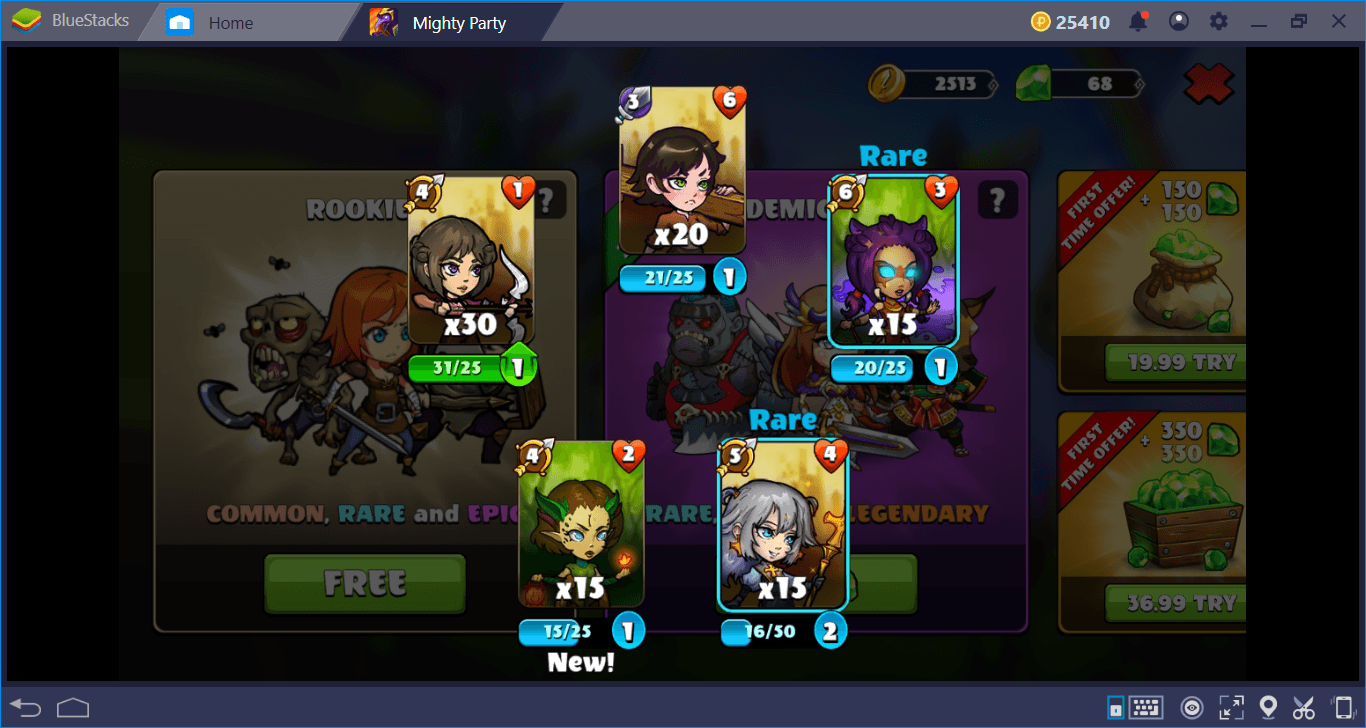 Collect All Heroes In Mighty Party On BlueStacks The Setup And