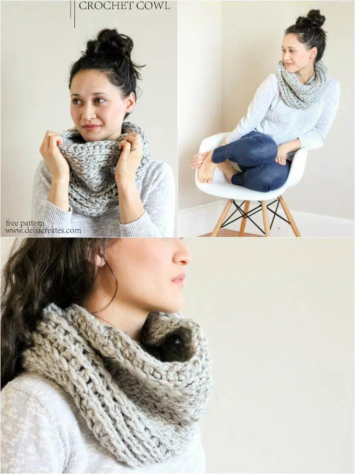 10 Super Chunky Free Crochet Cowl Scarf Patterns 101 Crochet Patterns