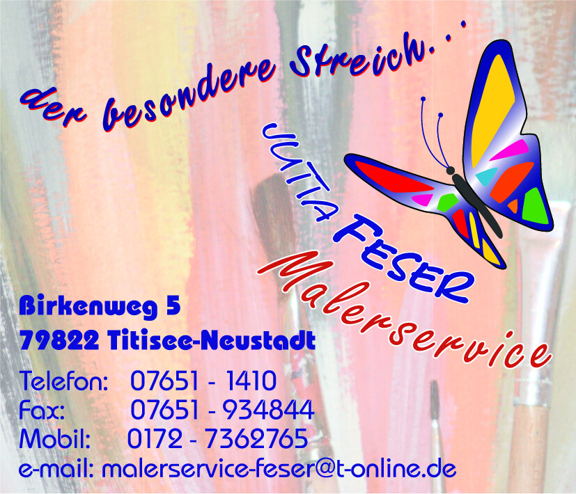 Maler 10x In Titisee Neustadt