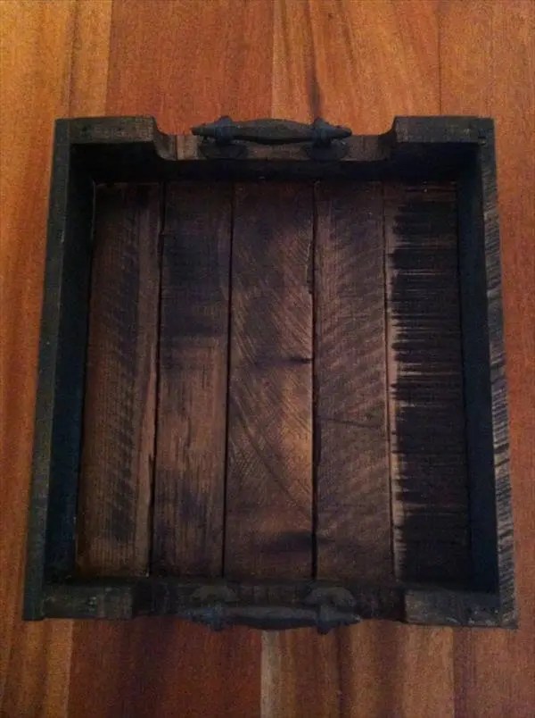 DIY Vintage Pallet Serving Tray 101 Pallets