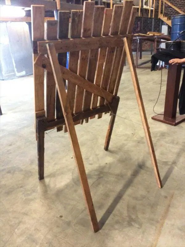 DIY Wood Pallet Easel Pallet Art 101 Pallets