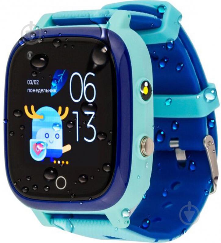 ᐉ Смартчасы AmiGo GO005 4G WIFI Thermometer blue • Купить в Киеве