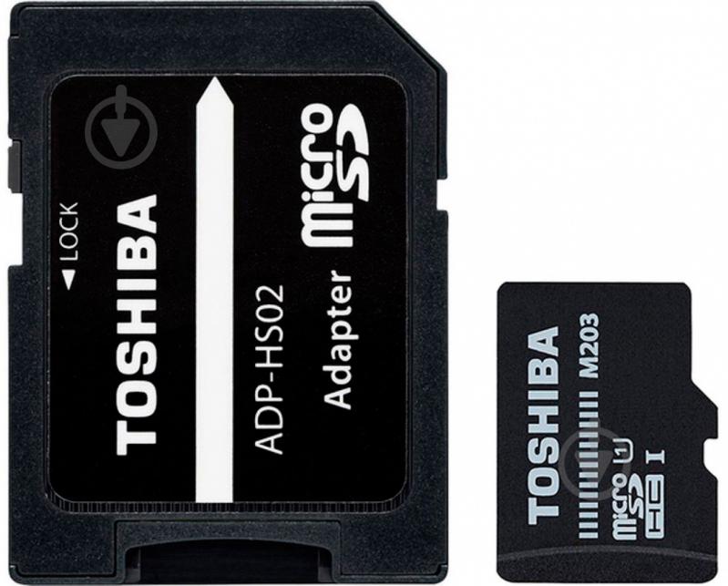 ᐉ Карта памяти TOSHIBA microSDXC 64 ГБ UHS Speed Class 1 (U1)Class 10 (THNM203K0640EA) • Купить