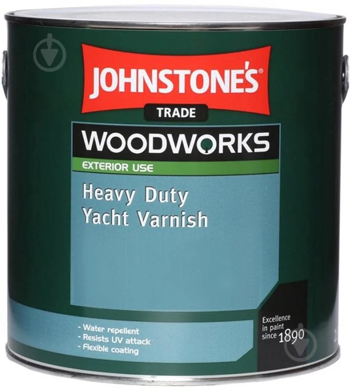 ᐉ Лак яхтовий Heavy Duty Yacht Varnish Johnstone's глянець безбарвний 0