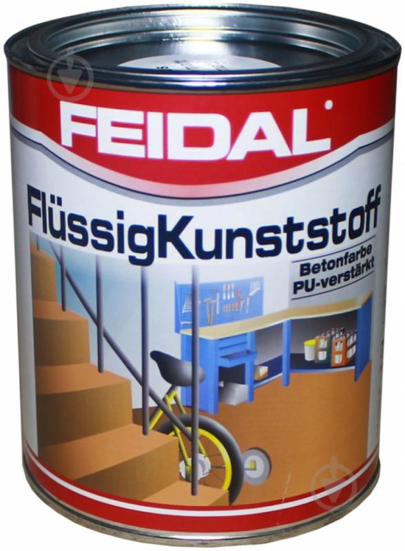 ᐉ Краска Feidal для пола Flussigkunststoff RAL 9010 белый