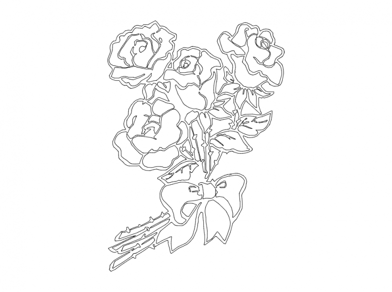 Flowers 1 dxf File Free Download 3axis.co