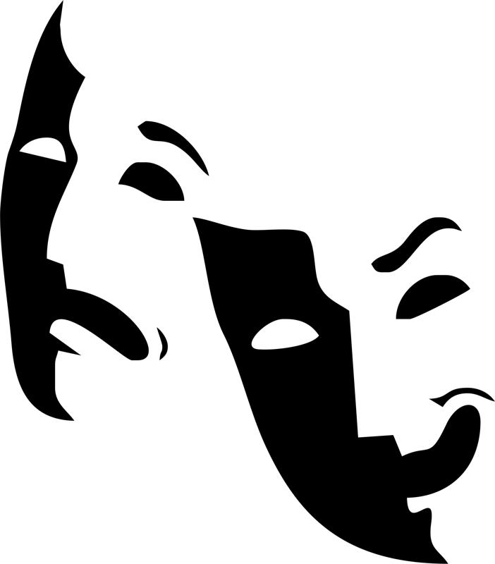 Theater Logo Mask Free Vector cdr Download 3axis.co