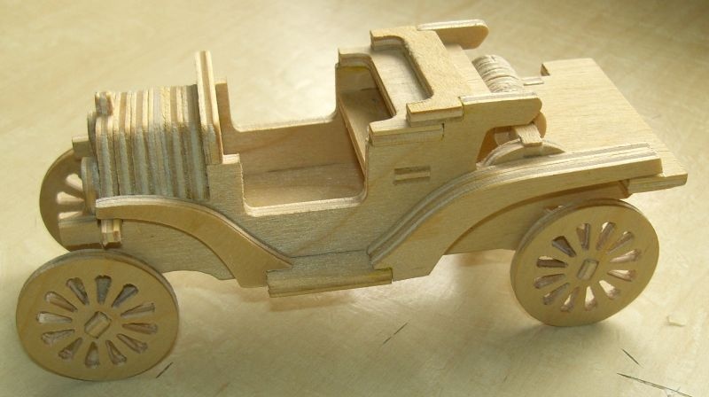 Laser Cut Ford Model T Car DXF File Free Download 3axis.co