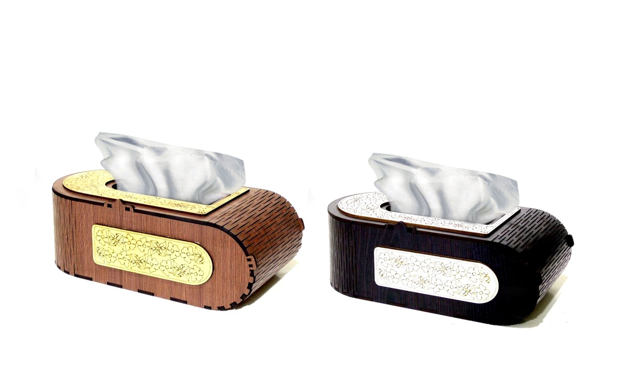 Laser Cut Tissue Box Cover Template Free Vector cdr Download 3axis.co