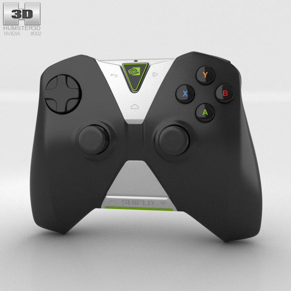 Nvidia Shield Controller 3D model - Download Game Console on 3DModels.org