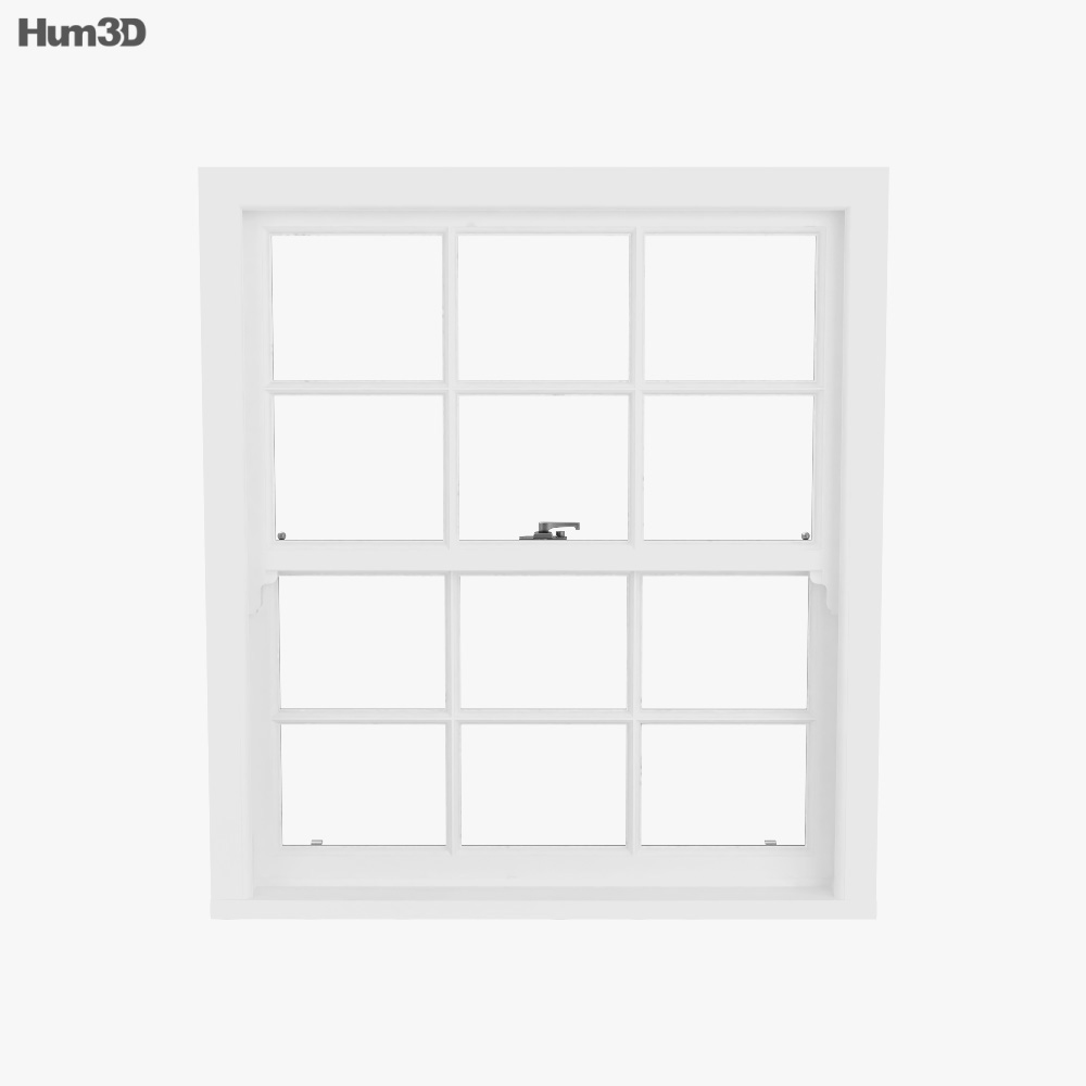 수직 슬라이딩 윈도우 3D 모델 다운로드 건축 on