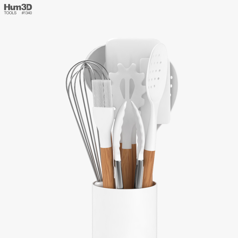 Kitchen Utensils Set 3D модель Мебель на 3DModels