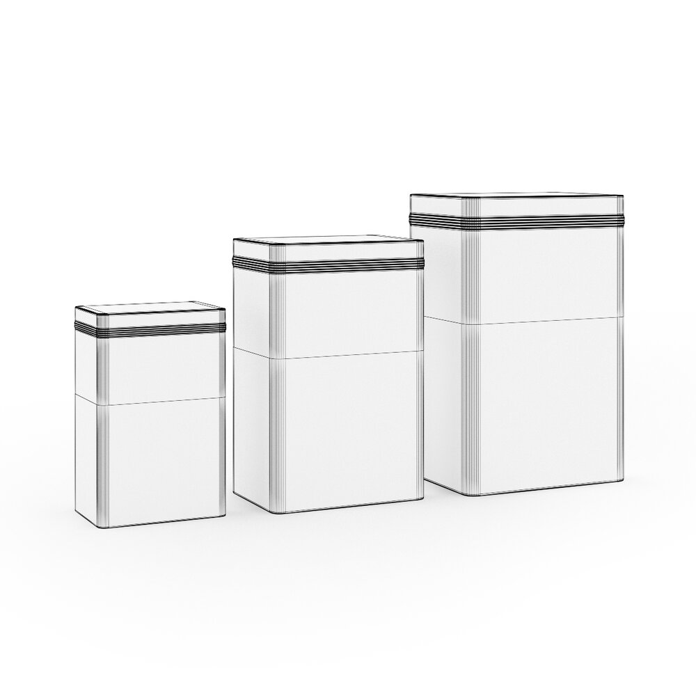 Kitchen Containers 3D model Download Other Author Format Exclude on