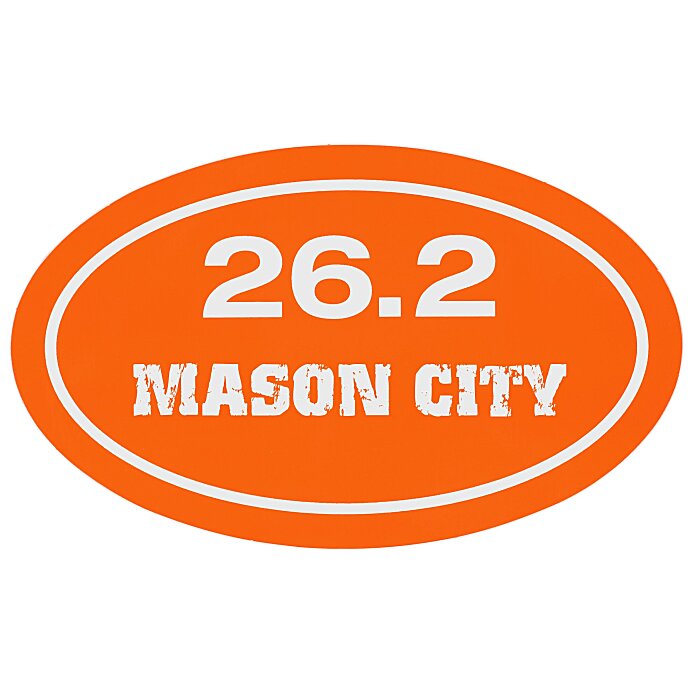 Removable Euro Bumper Sticker 26.2 11650126