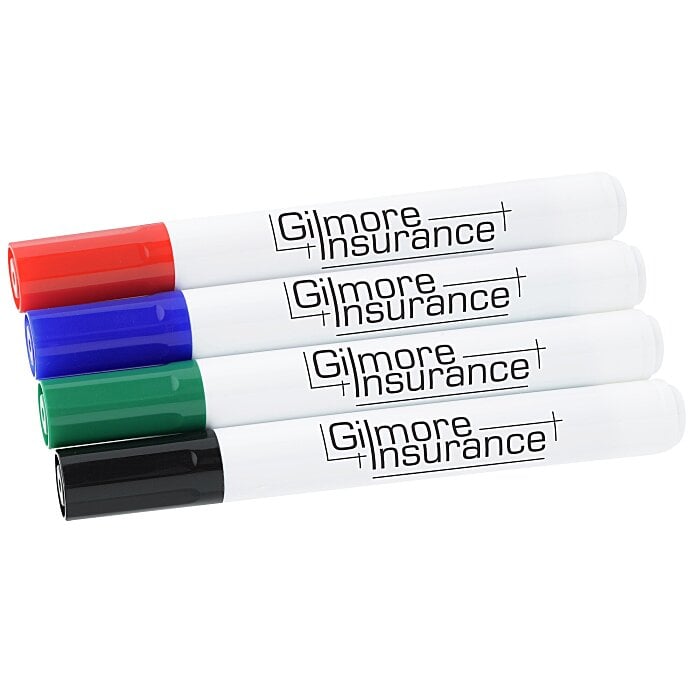 Broad Line Dry Erase Marker Chisel Tip Assorted 4pk 113153C4