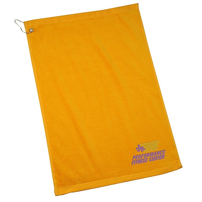Golf Towel with Grommet and Clip 110437G