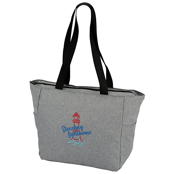 Antonio Zippered Convention Tote Embroidered 145833E