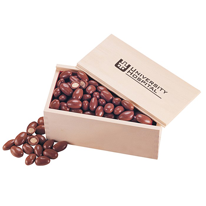 Wooden Box with Almonds 1513A