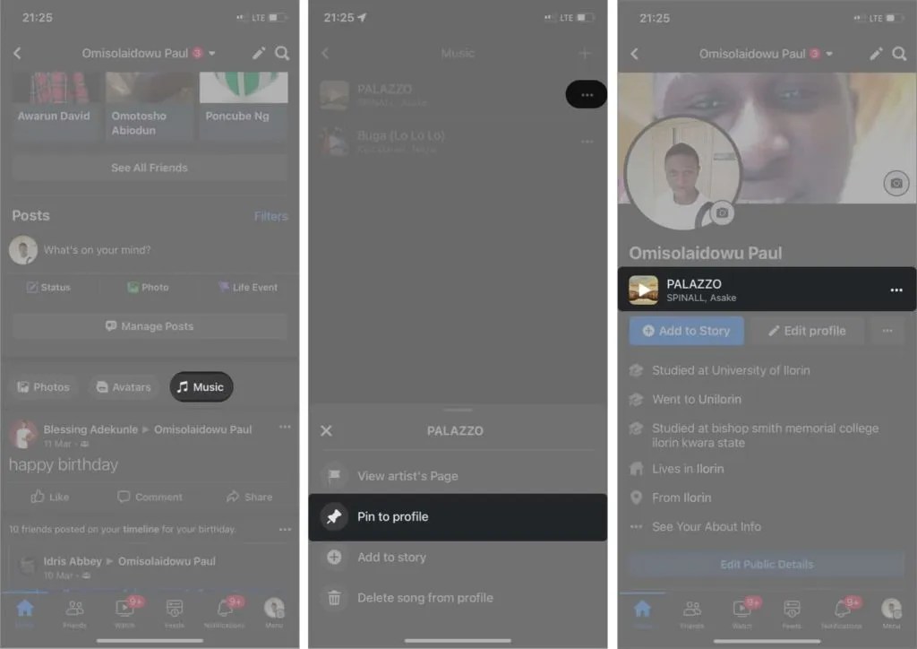 Jak přidat hudbu do svého profilu na Facebooku a příběhu na iPhone a