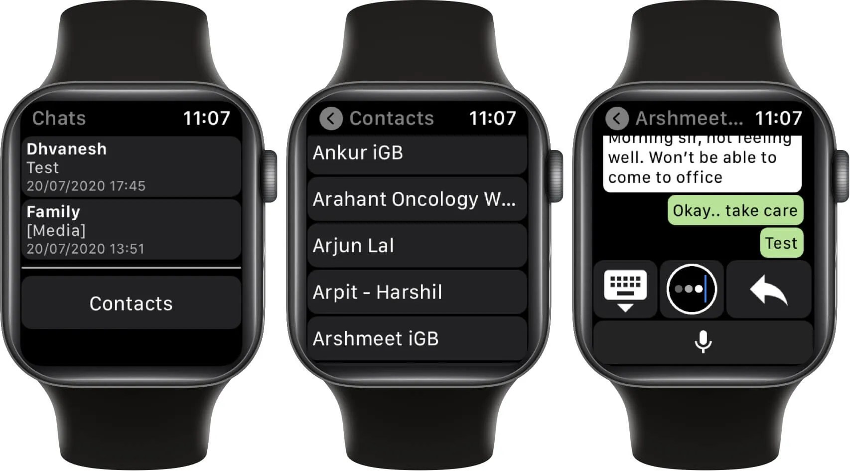 How to use WhatsApp on your Apple Watch 4pmtech English