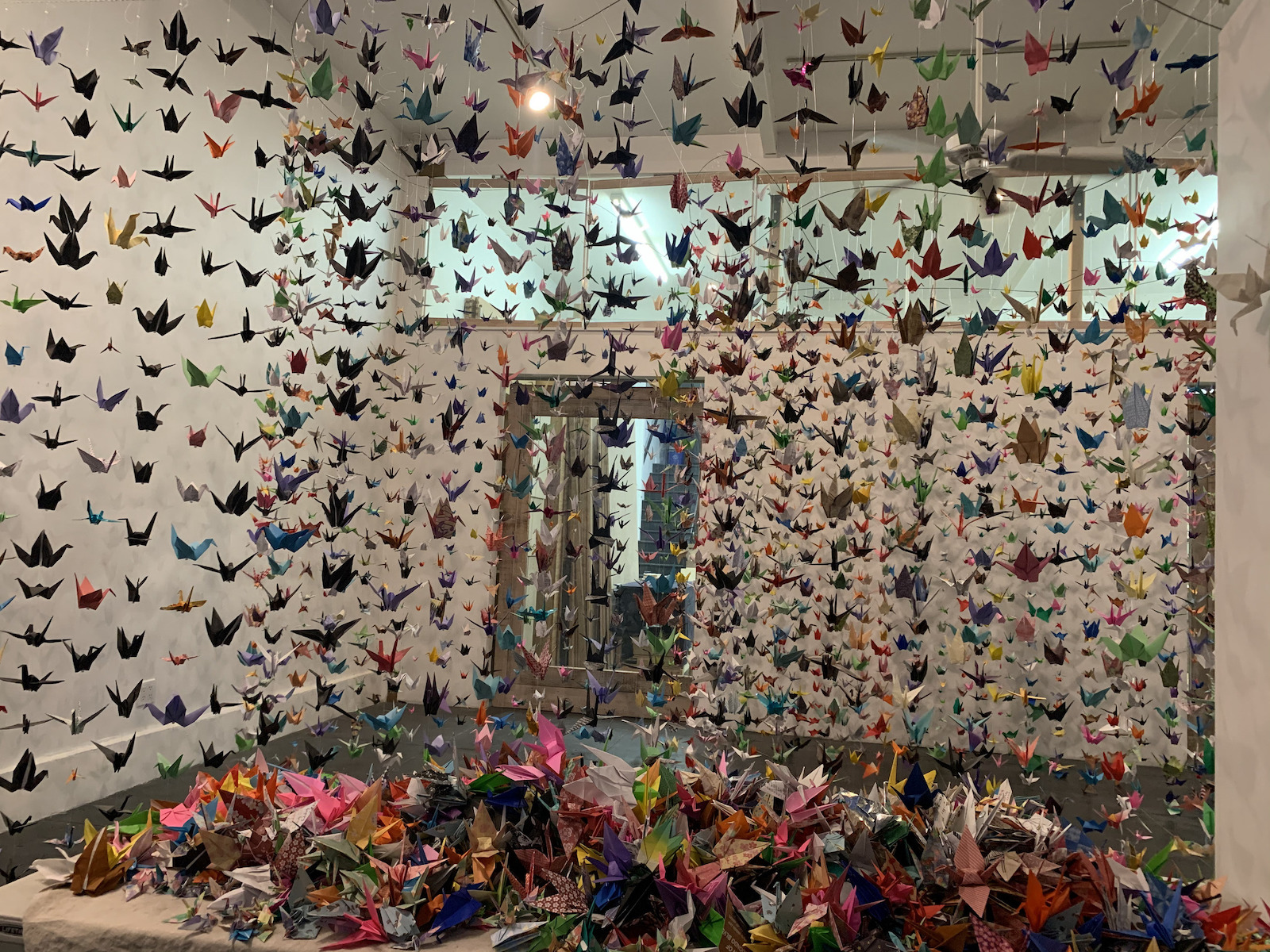 10,000 Origami Cranes Honoring COVID19 Victims Land in Boulder