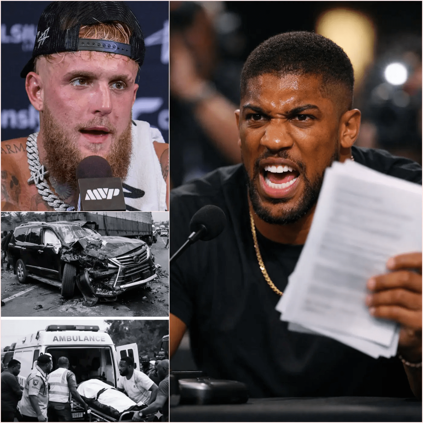 “LEAKED EVIDENCE BLOWS IT WIDE OPEN” — Anthony Joshua EXPLODES at press