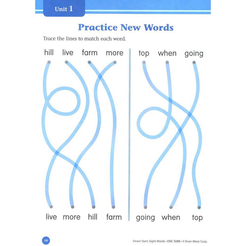 Smart Start Sight Words GradeK The School Box Inc