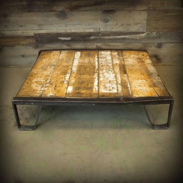 Industrial Pallet Art Rocker Coffee Table
