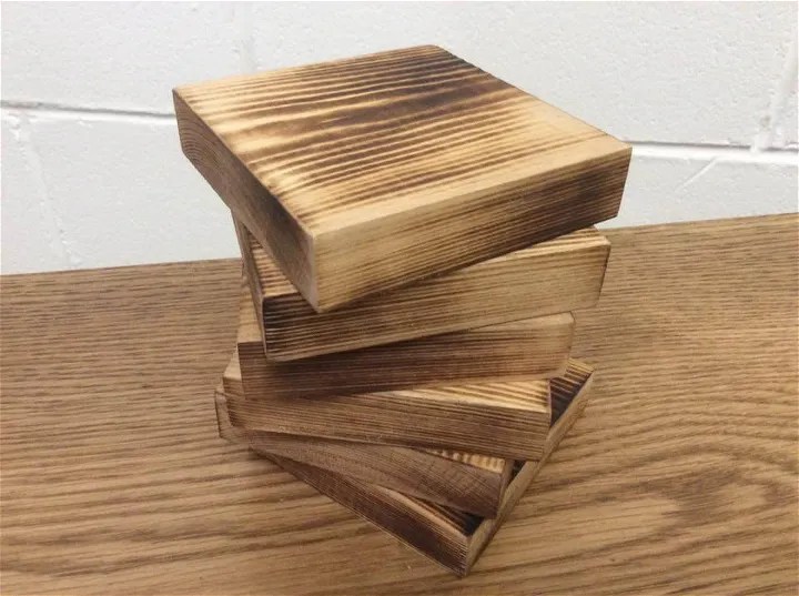 DIY Mini Pallet Coasters