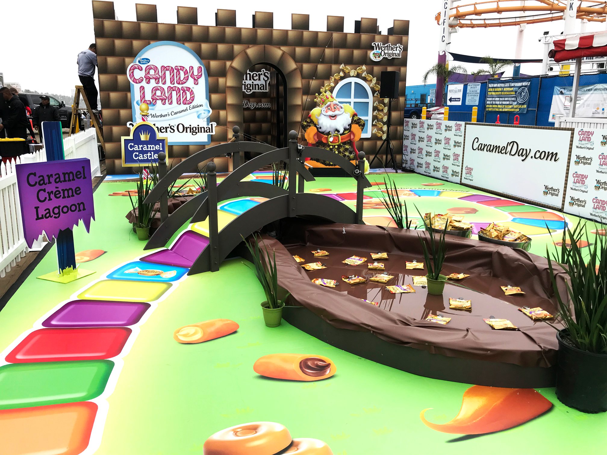 Lifesized Candy Land pops up on the Santa Monica Pier