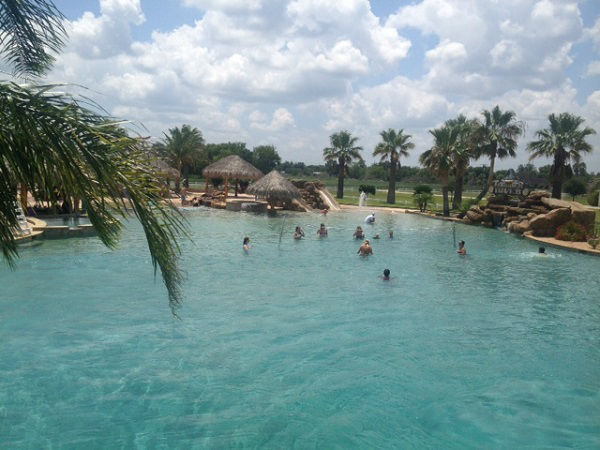 Take a tour inside the world's largest backyard pool