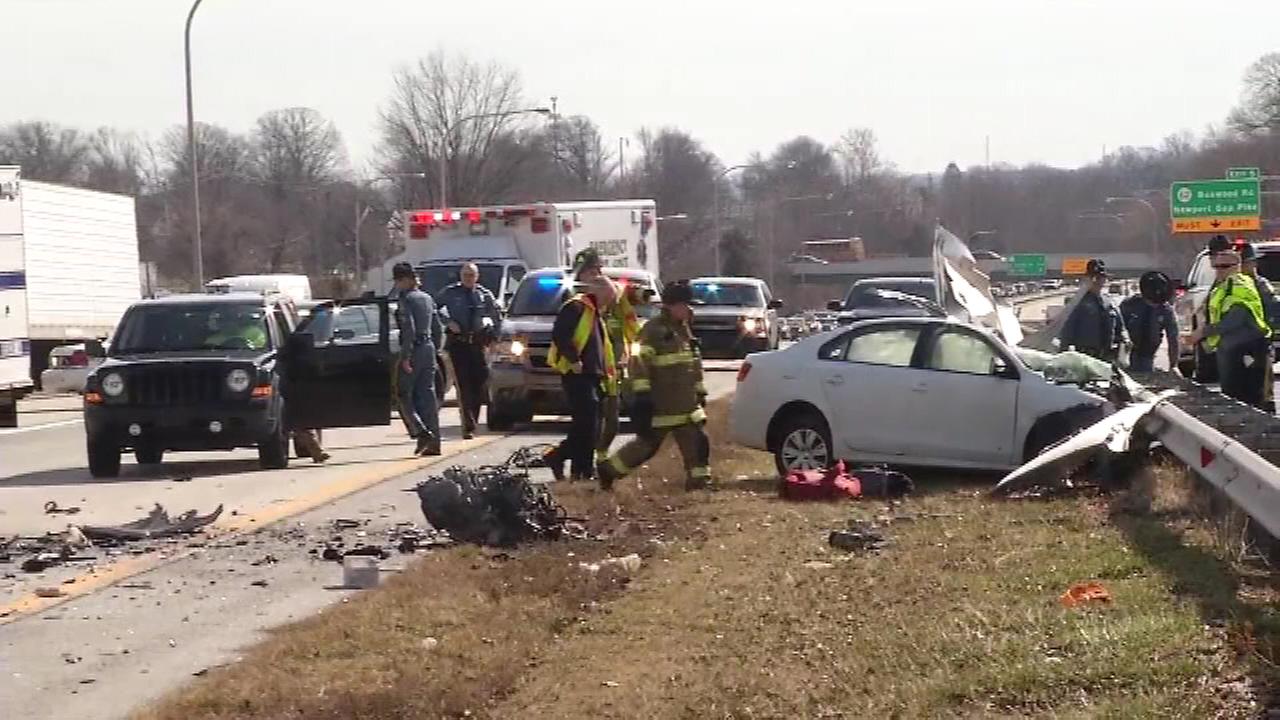 Fatal multivehicle crash on NB Route 141 in Delaware