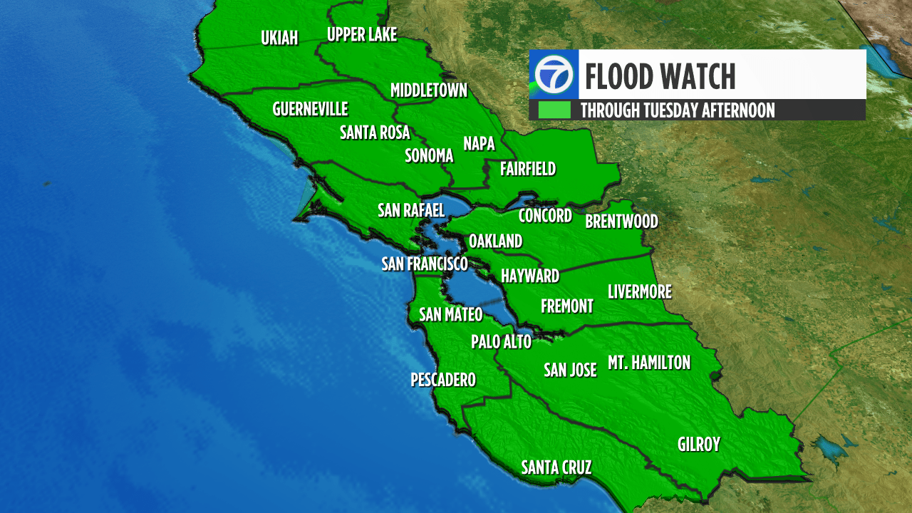 Timeline Flooding threat remains high across Bay Area as backtoback