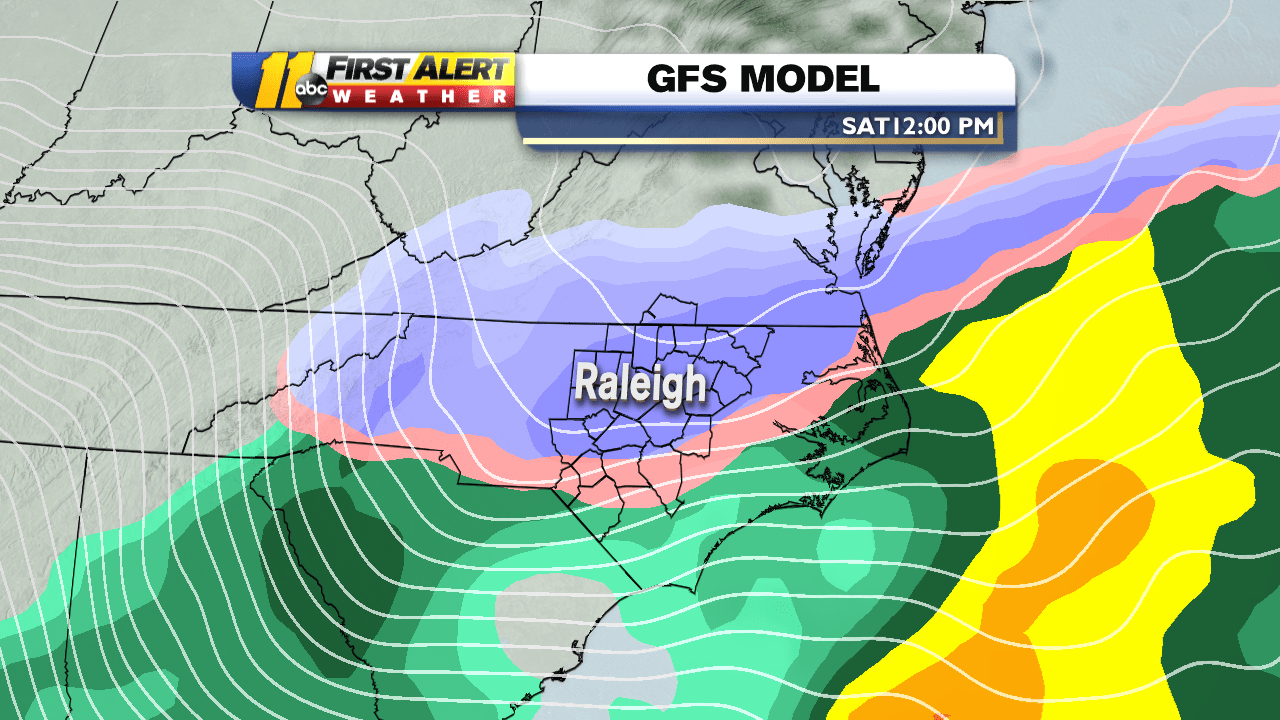 Snow chance? Weather models differ on possibilities for central NC next