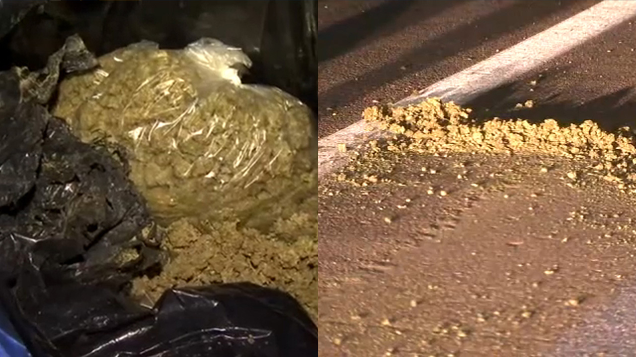 10pound bag of marijuana spills onto Clovis roadway ABC30 Fresno