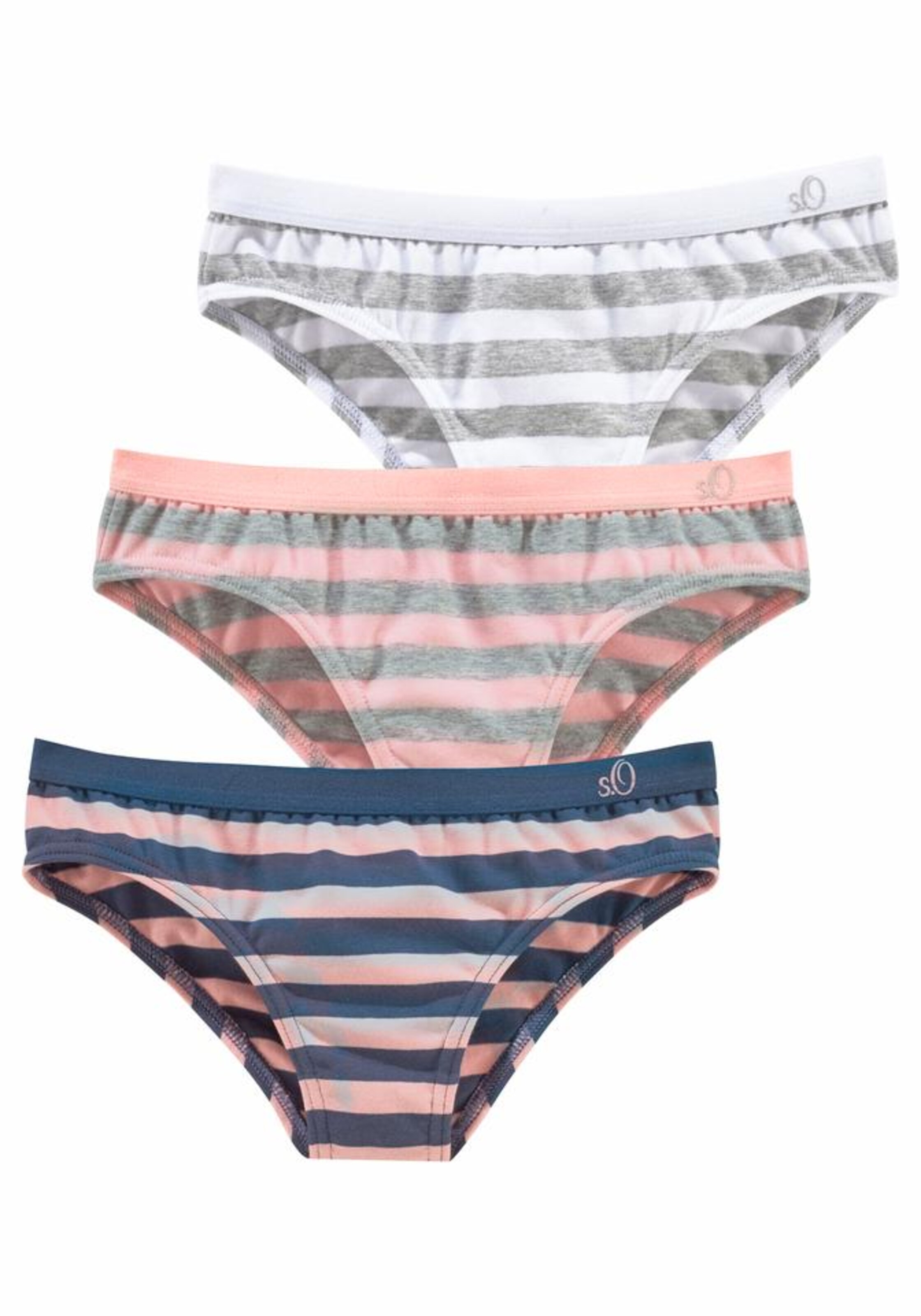 s.Oliver Junior Slips (3 Stück) in blau ABOUT YOU