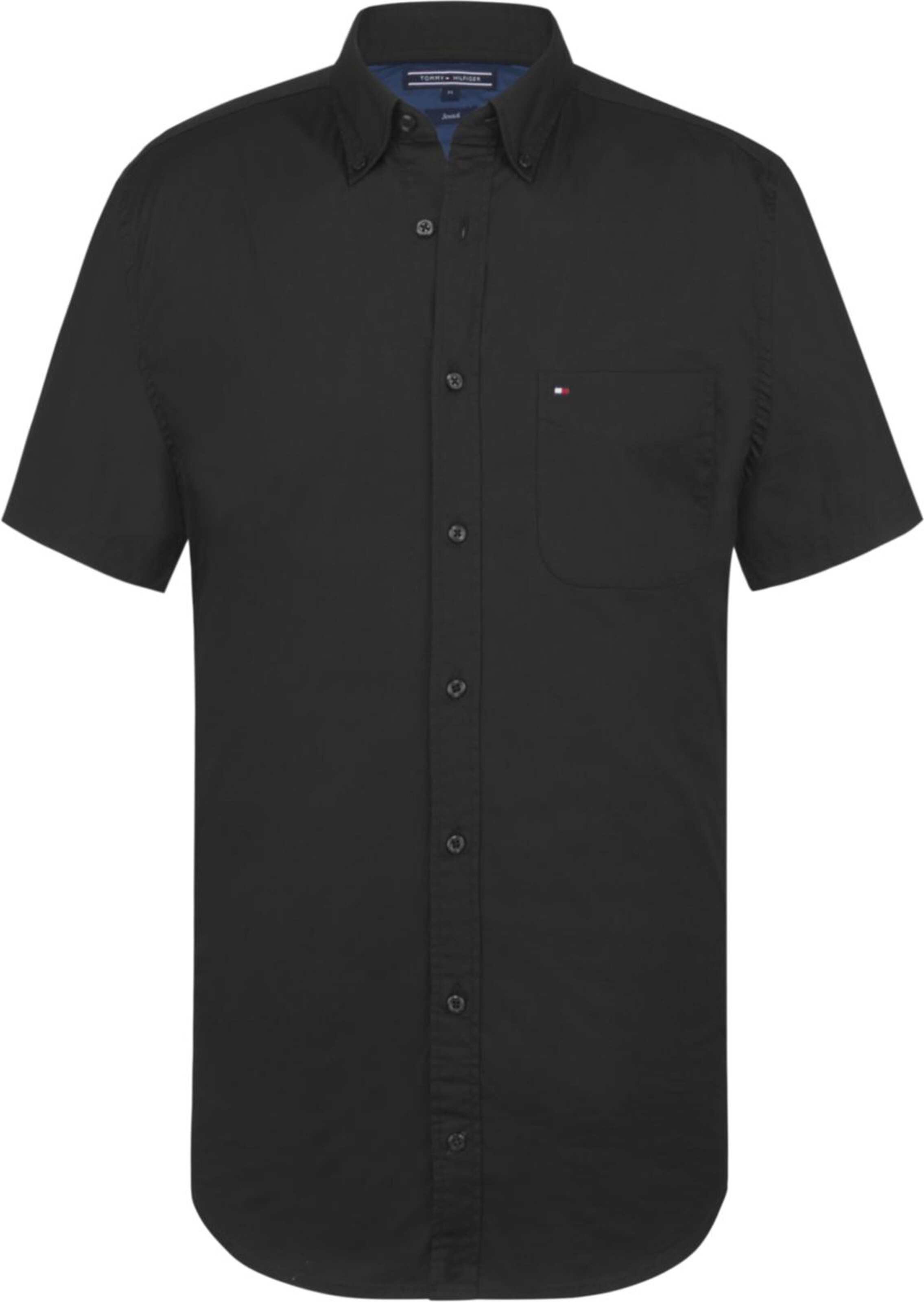 TOMMY HILFIGER Hemd 'Dark Denim' in schwarz ABOUT YOU