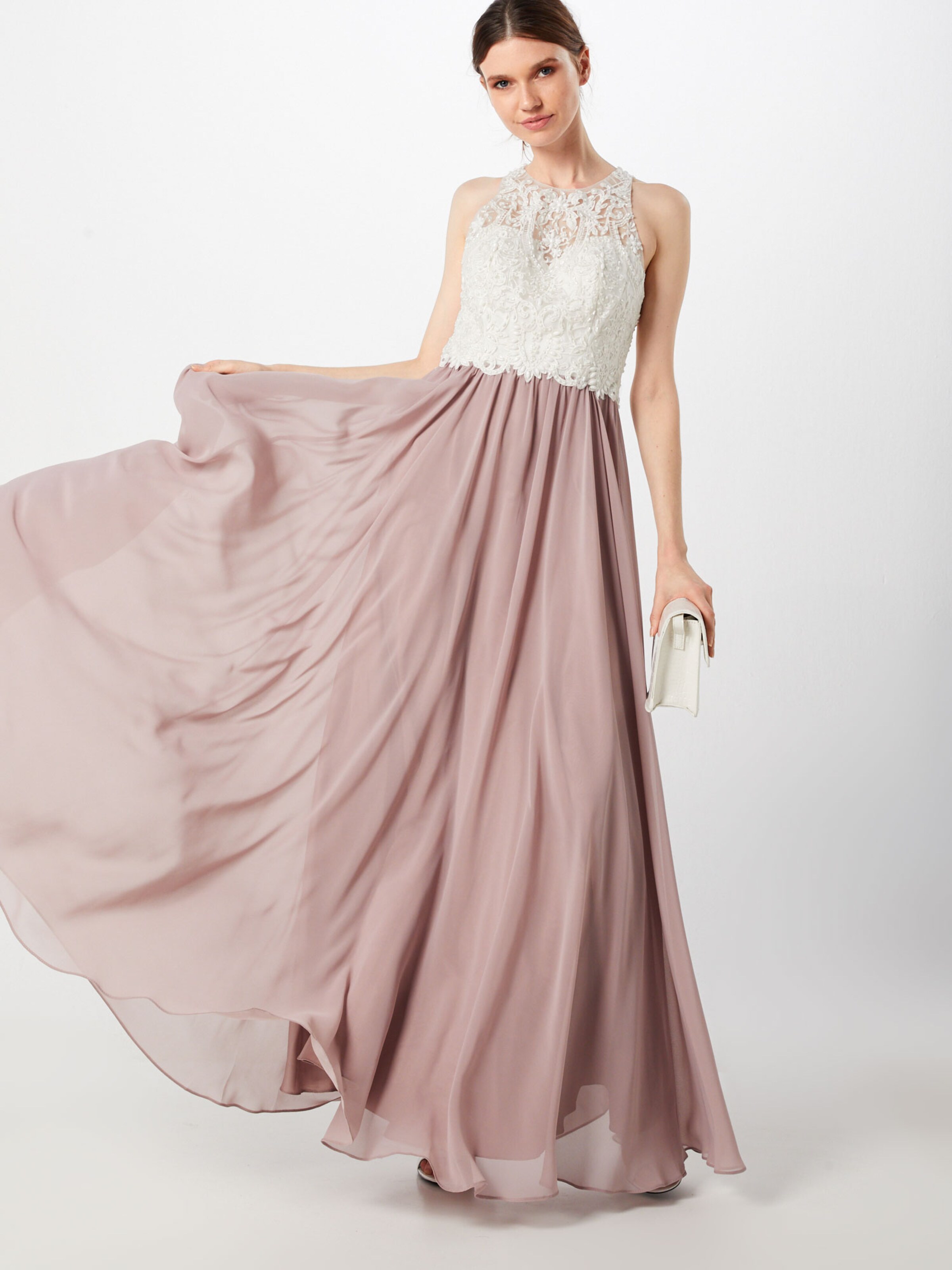 Laona Abendkleid in altrosa / offwhite ABOUT YOU