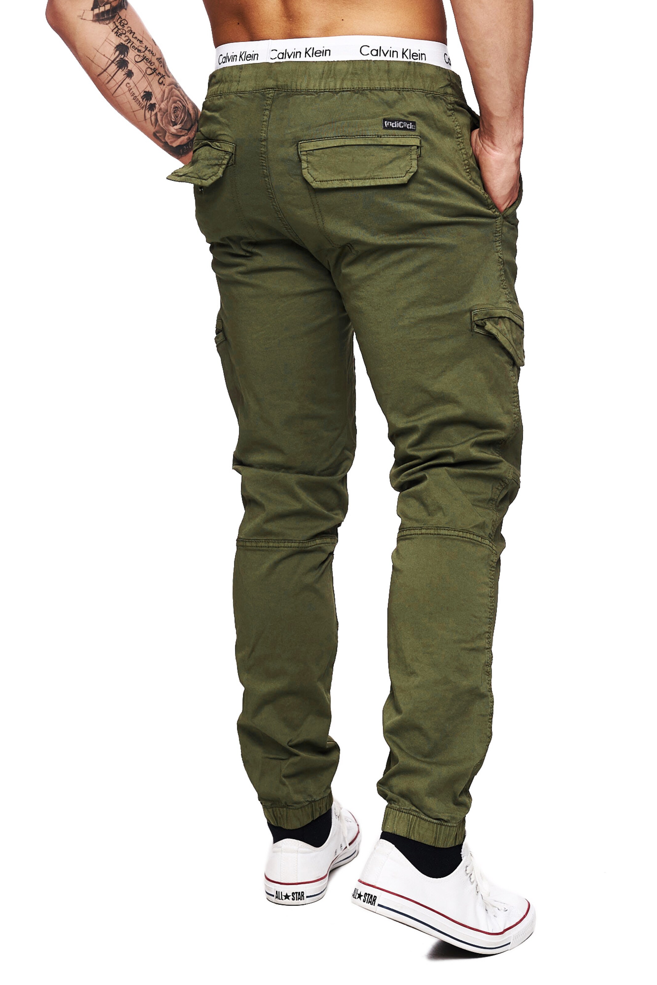 INDICODE JEANS Cargohosen ' Levi Cargo ' in khaki ABOUT YOU