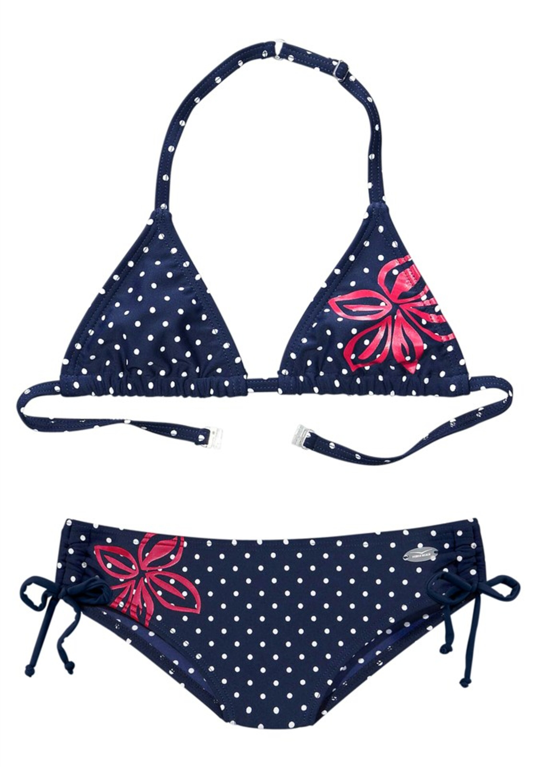 VENICE BEACH TriangelBikini in blau / pink / weiß ABOUT YOU