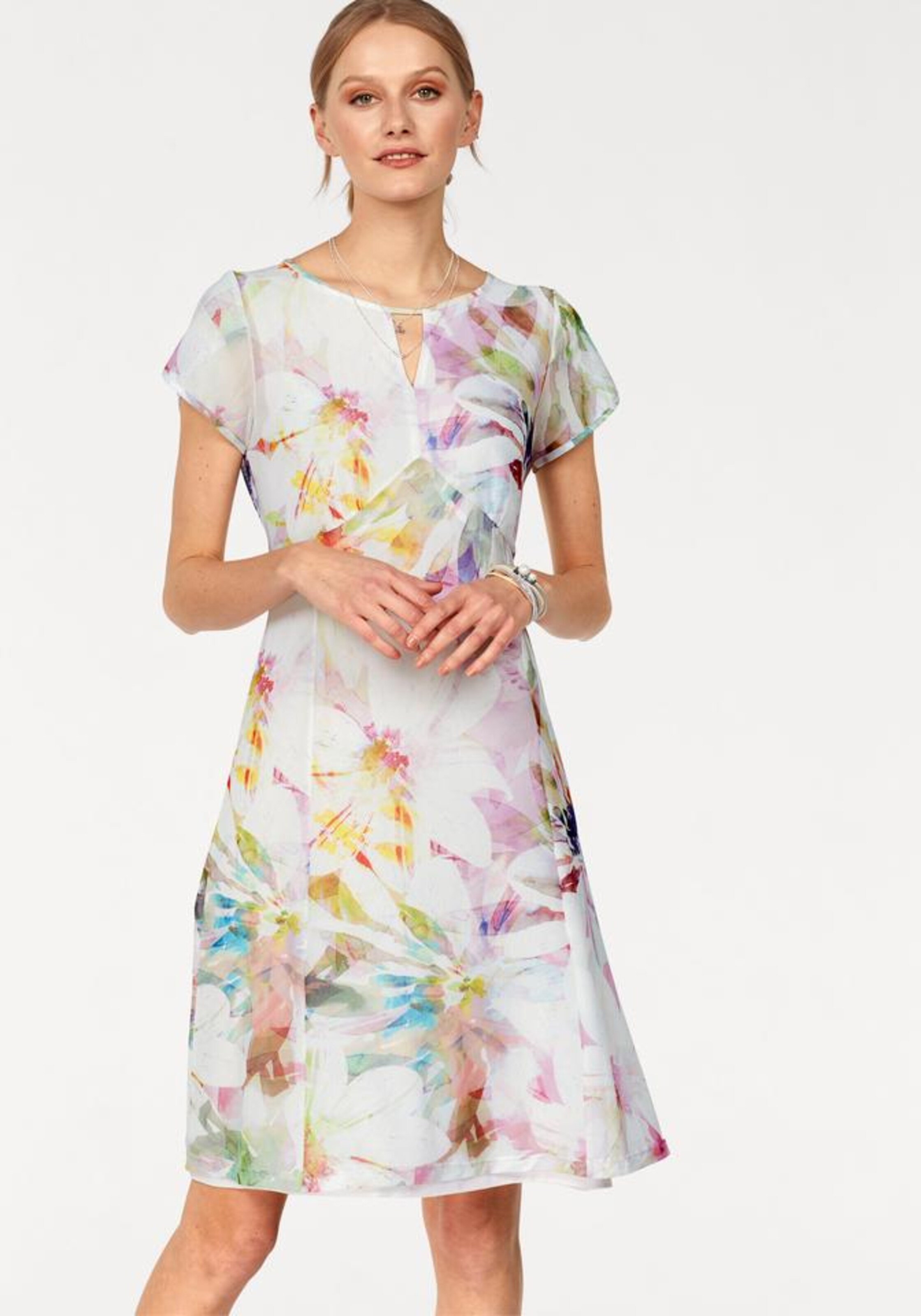 DANIEL HECHTER Sommerkleid in weiß ABOUT YOU