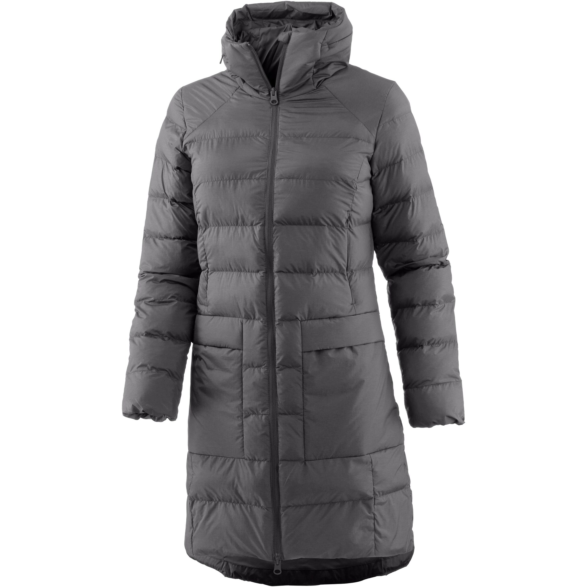 Scheck Steppjacke Damen in grau ABOUT YOU
