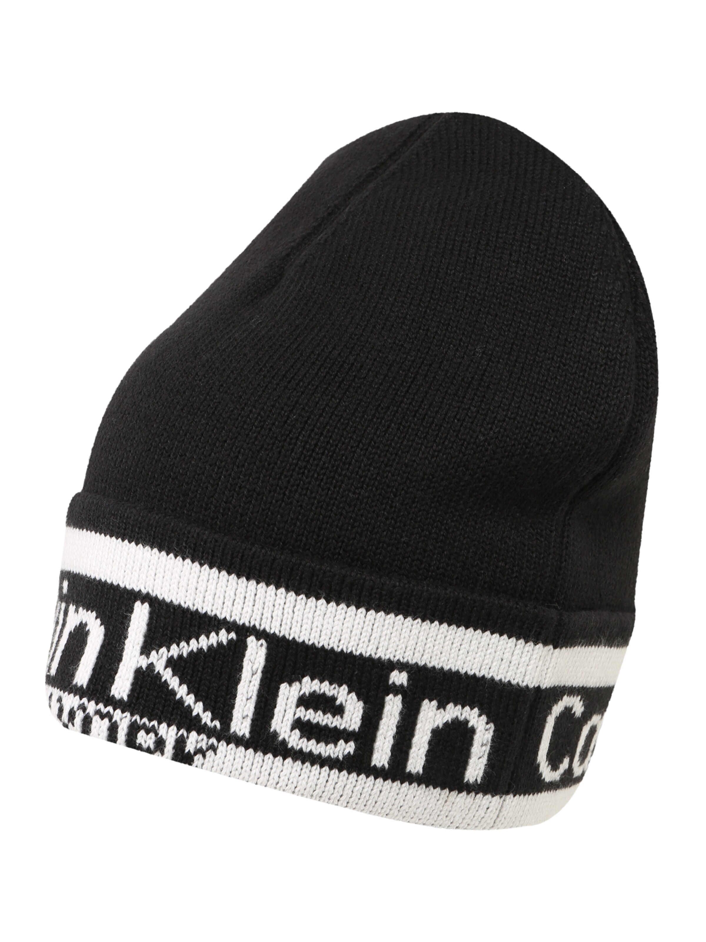 Calvin Klein Mütze in schwarz / weiß ABOUT YOU