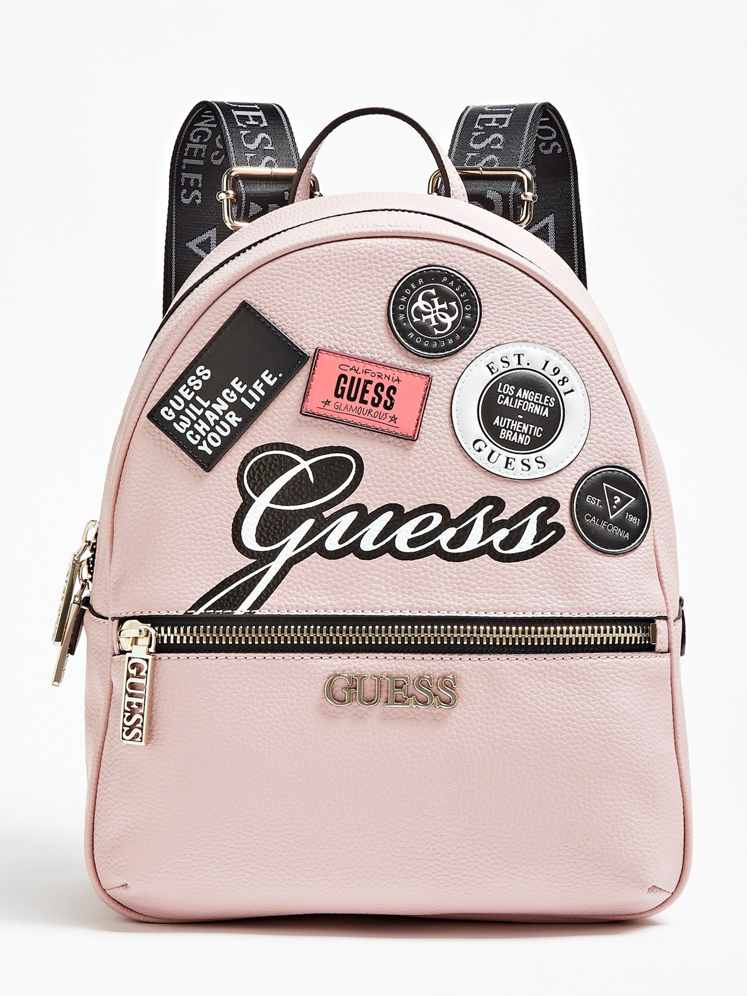GUESS Rucksack in rosa ABOUT YOU